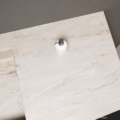 Aurora Frame – Corian® Basin with 2 Drawers and 2 Side Shelves - ROVALUX