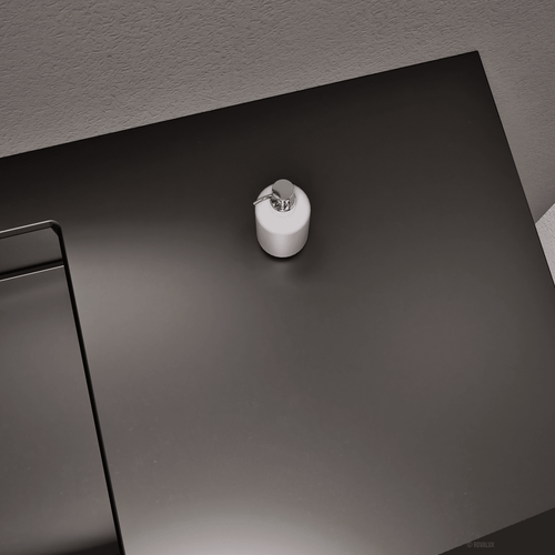 Aurora Frame – Corian® Basin with 1 Drawer and Bottom Shelf - ROVALUX