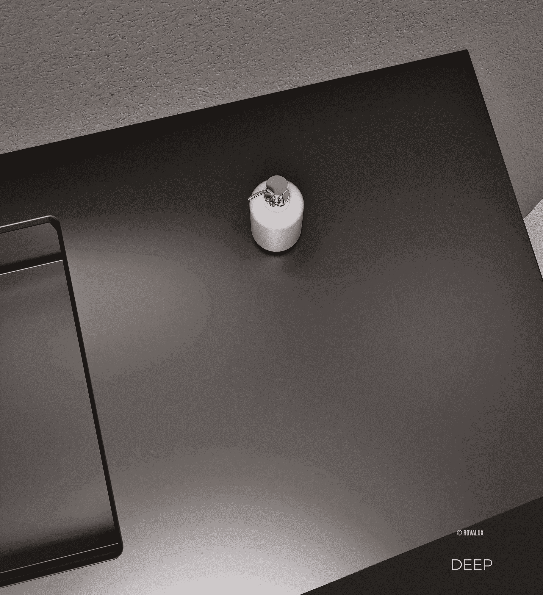 Aurora – Corian® Basin Unit with 1-Drawer and Feet-Standing Vanity - ROVALUX