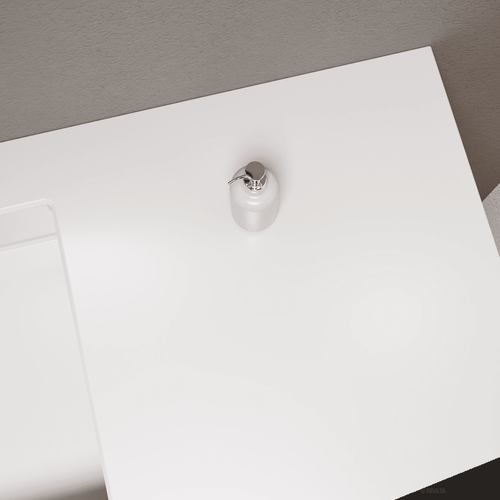 Aurora – Double Corian® Basin Unit with 4 Drawers and Feet-Standing Vanity - ROVALUX