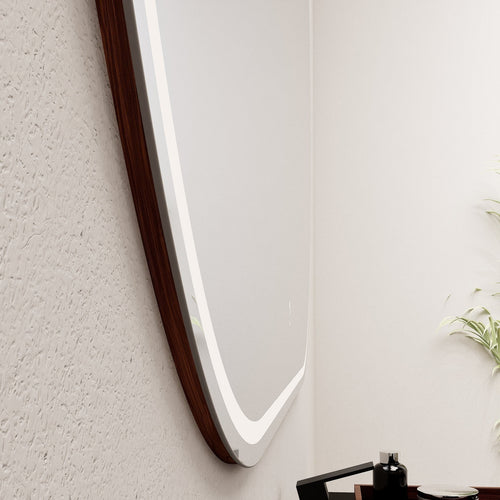 Aurora Ova Mirror with Integrated LED Lighting - ROVALUX