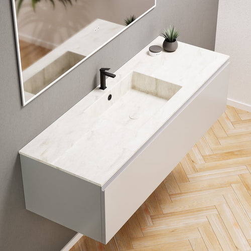 Alba – Corian® Basin Unit with 1 Drawer - Rovalux