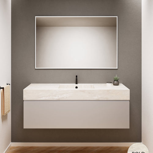 Alba – Corian® Basin Unit with 1 Drawer - Rovalux