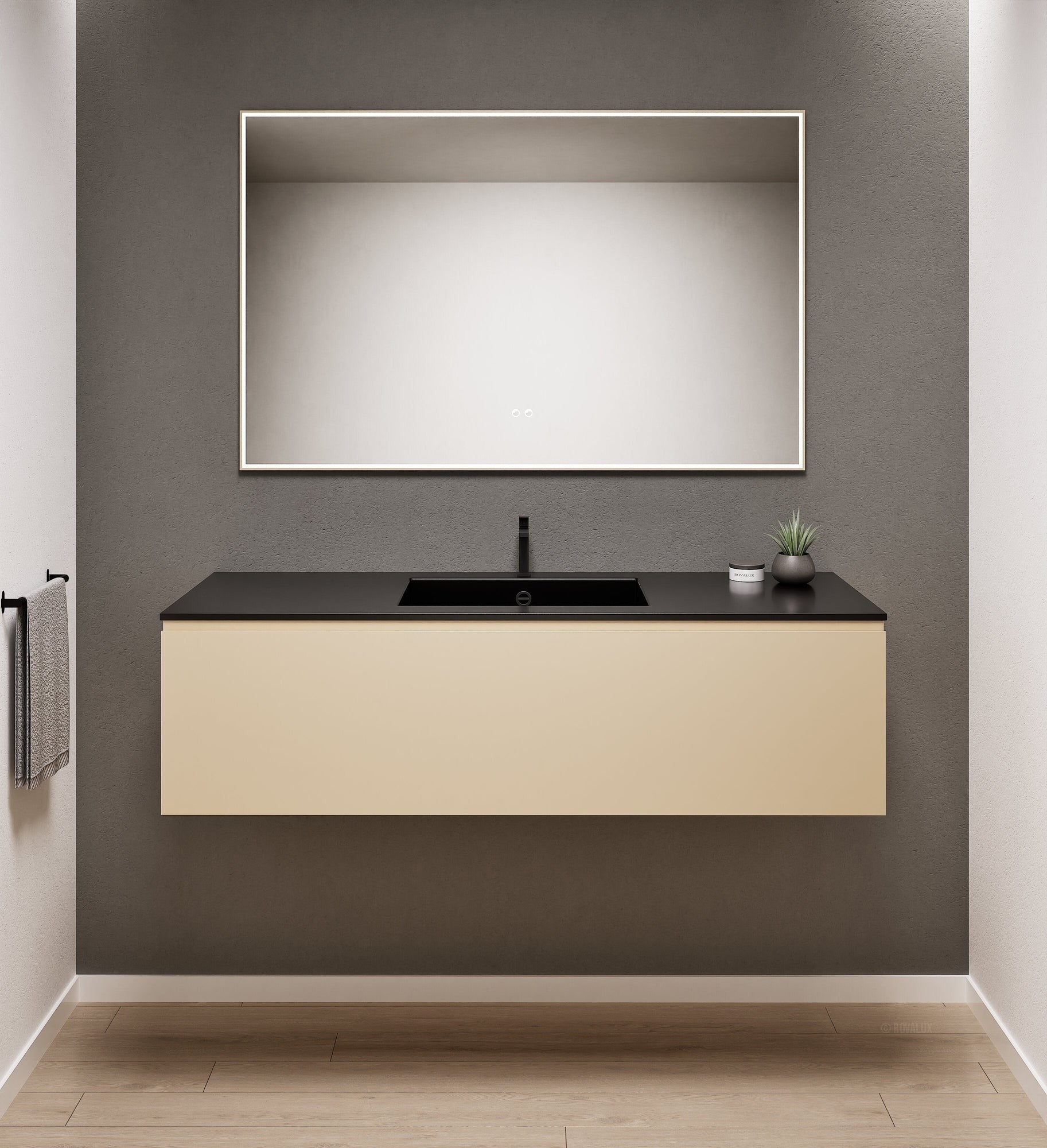 Alba – Corian® Basin Unit with 1 Drawer - Rovalux