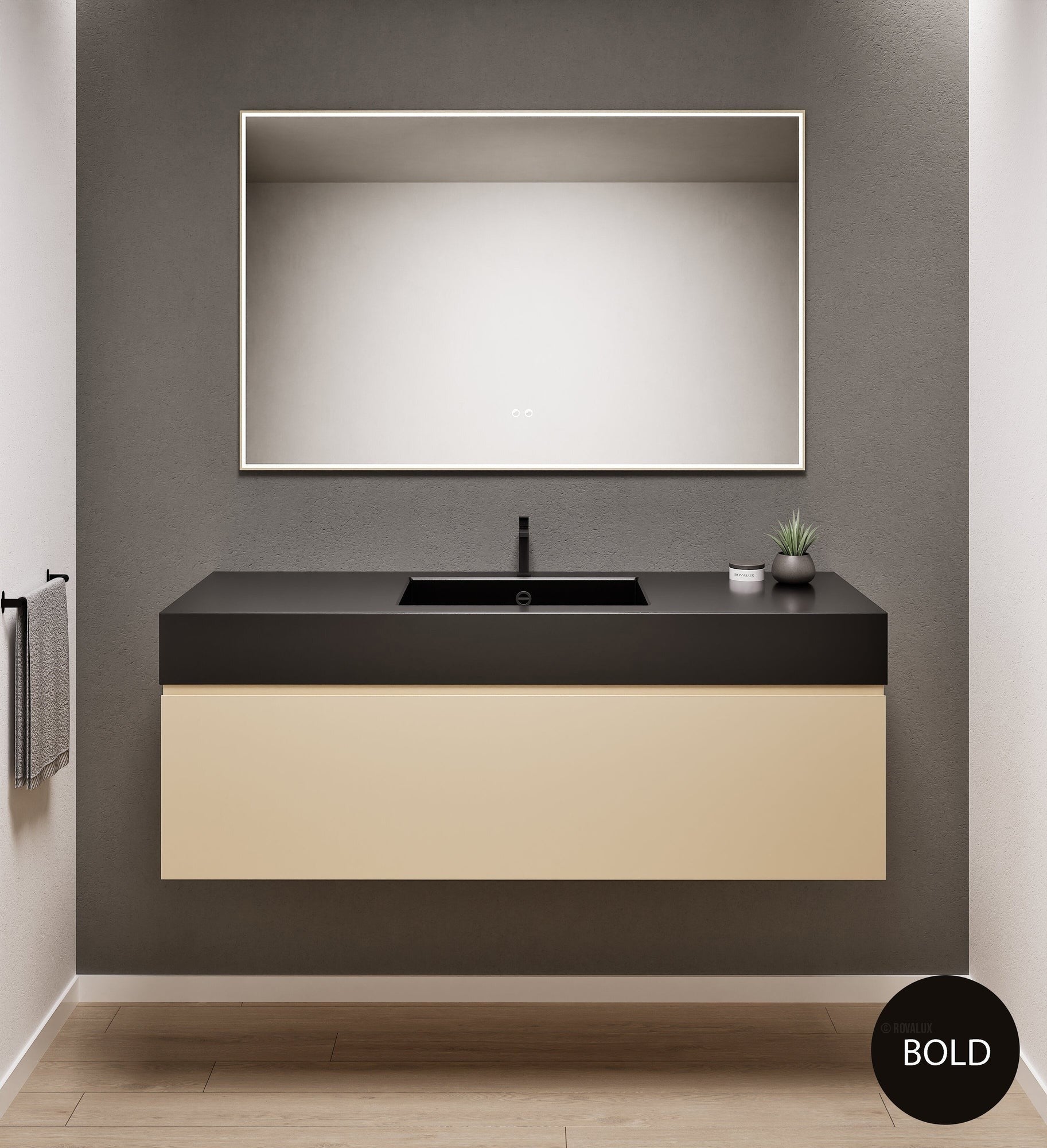 Alba – Corian® Basin Unit with 1 Drawer - Rovalux