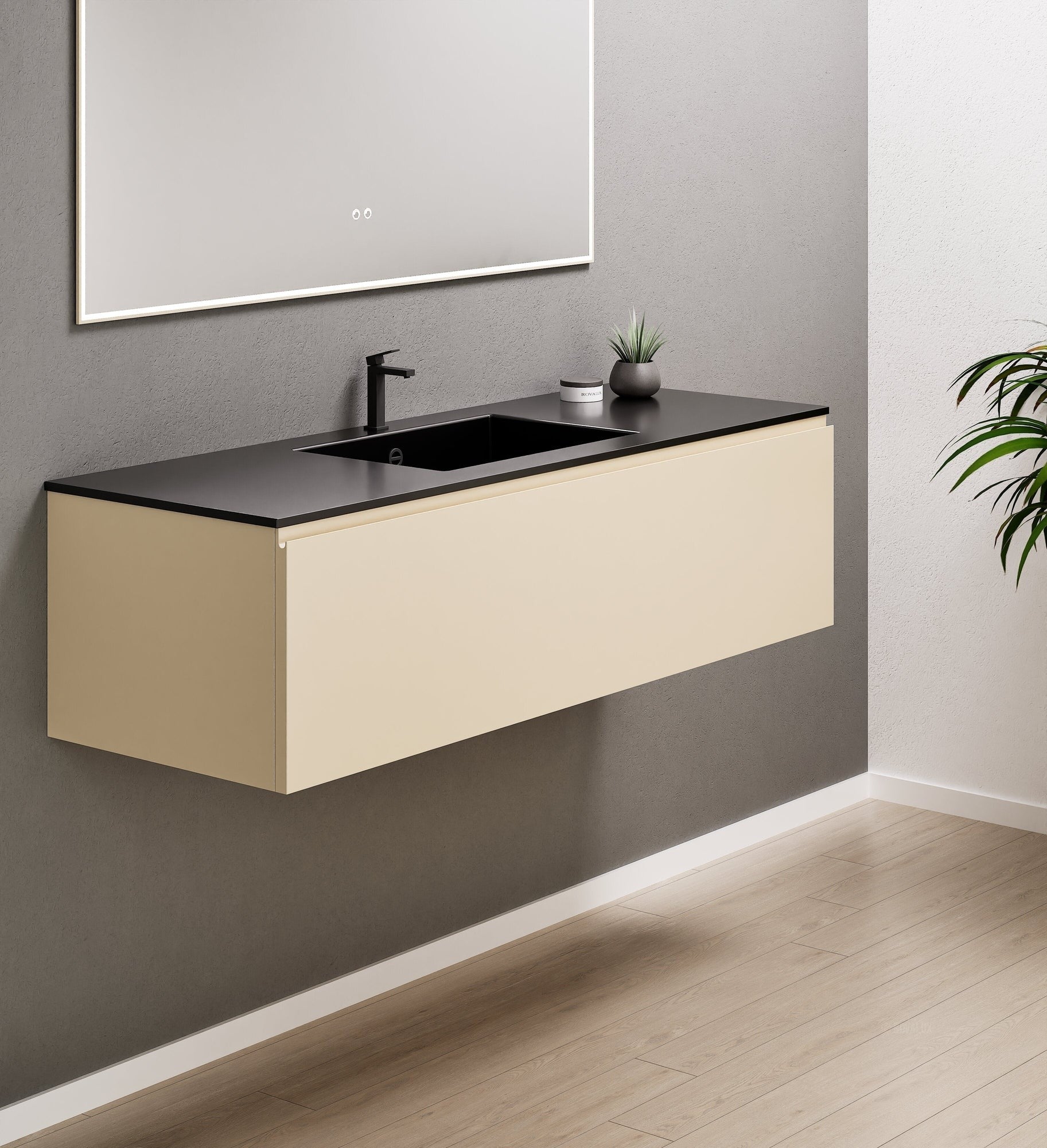 Alba – Corian® Basin Unit with 1 Drawer - Rovalux