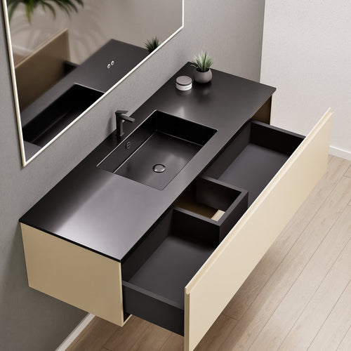 Alba – Corian® Basin Unit with 1 Drawer - Rovalux