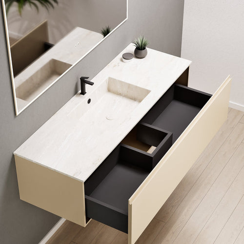 Alba – Corian® Basin Unit with 1 Drawer - Rovalux