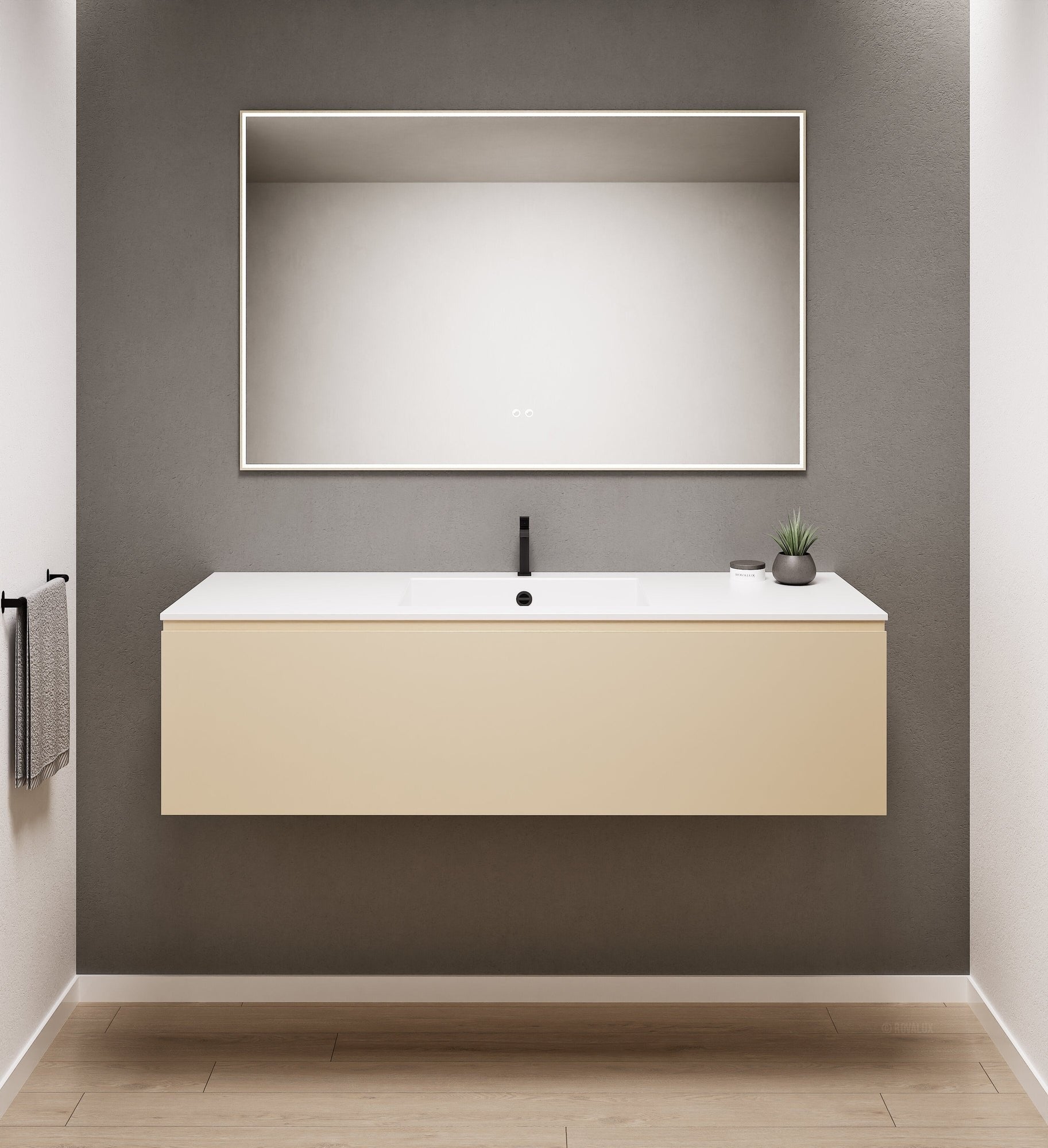Alba – Corian® Basin Unit with 1 Drawer - Rovalux