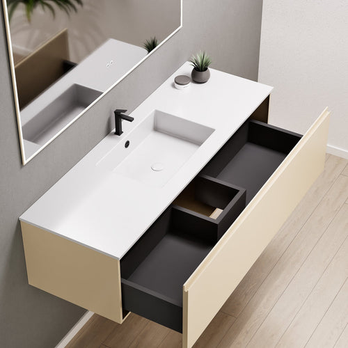 Alba – Corian® Basin Unit with 1 Drawer - Rovalux