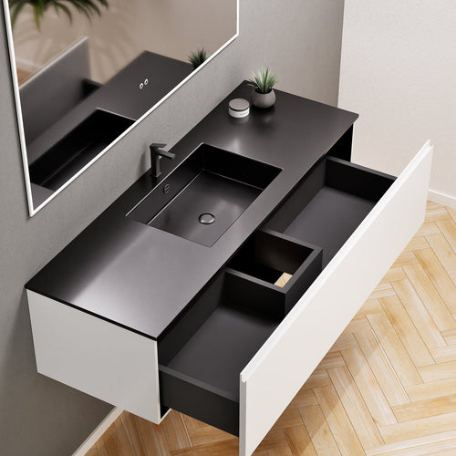 Alba – Corian® Basin Unit with 1 Drawer - Rovalux
