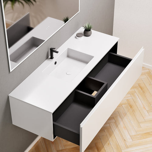 Alba – Corian® Basin Unit with 1 Drawer - Rovalux