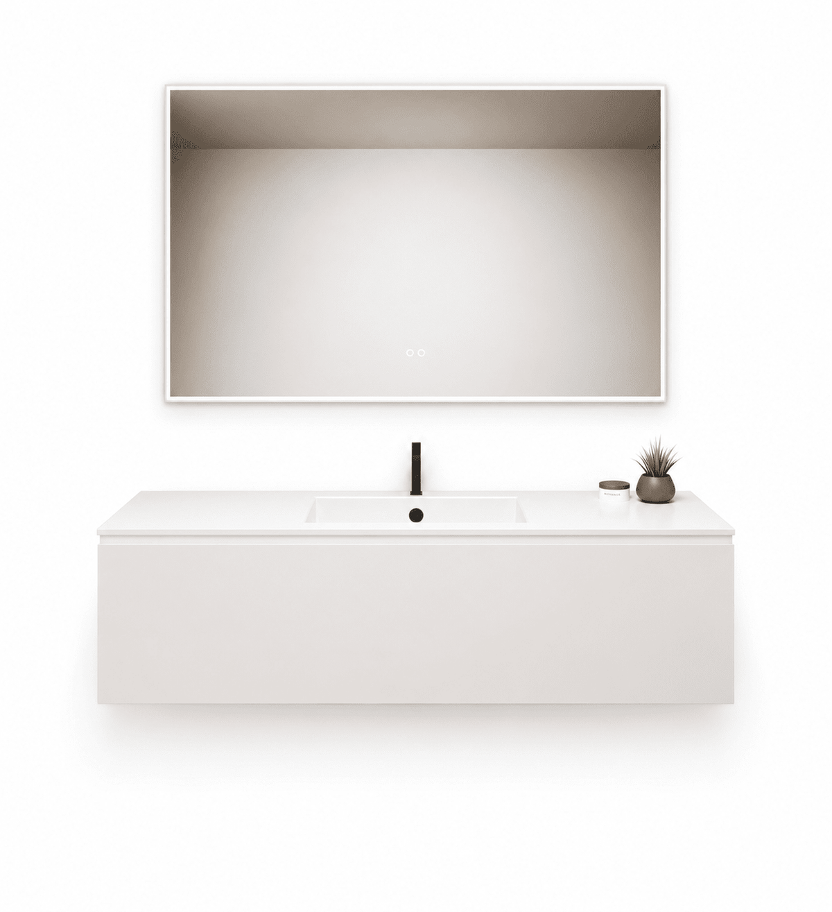 Alba – Corian® Basin Unit with 1 Drawer - ROVALUX