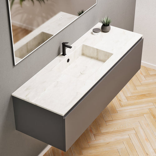 Alba – Corian® Basin Unit with 1 Drawer - Rovalux