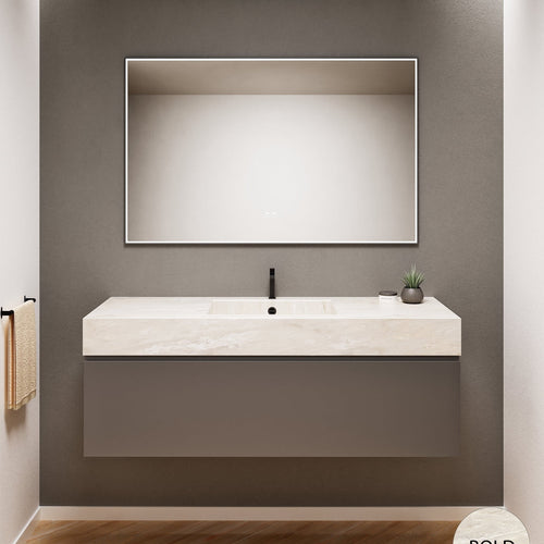 Alba – Corian® Basin Unit with 1 Drawer - Rovalux