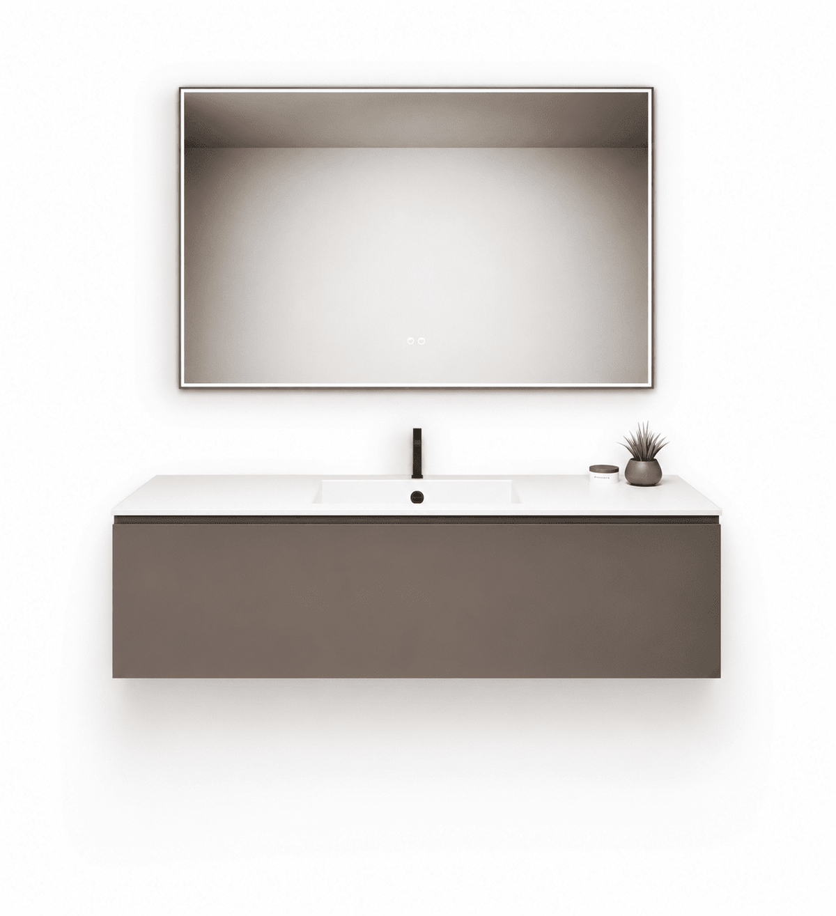 Alba – Corian® Basin Unit with 1 Drawer - ROVALUX