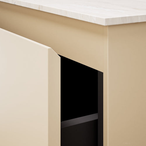 ALBA - Corian® basin unit & 1 Drawer vanity unit 1 Bottom Shelf - Rovalux