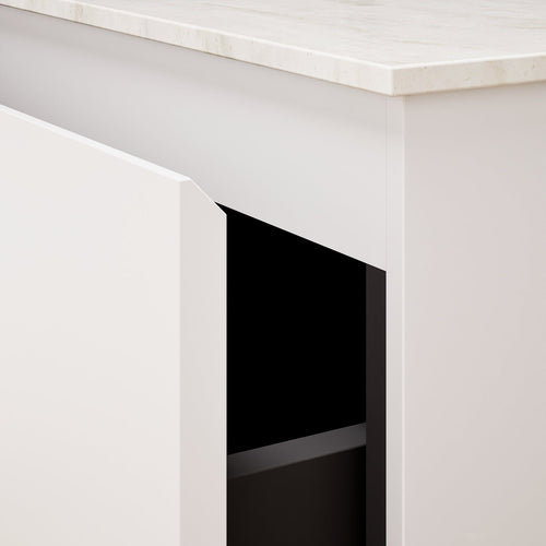 ALBA - Corian® basin unit & 1 Drawer vanity unit 1 Bottom Shelf - Rovalux