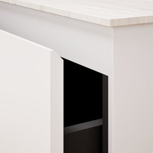 ALBA - Corian® basin unit & 1 Drawer vanity unit 1 Bottom Shelf - Rovalux