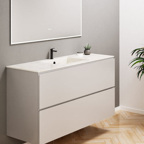 Alba – Corian® Basin Unit with 2 Drawers - Rovalux