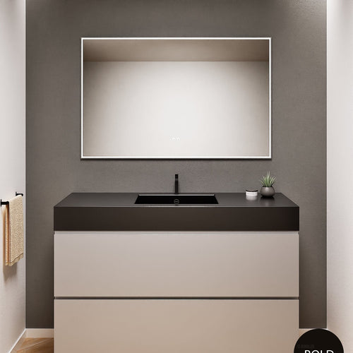 Alba – Corian® Basin Unit with 2 Drawers - Rovalux