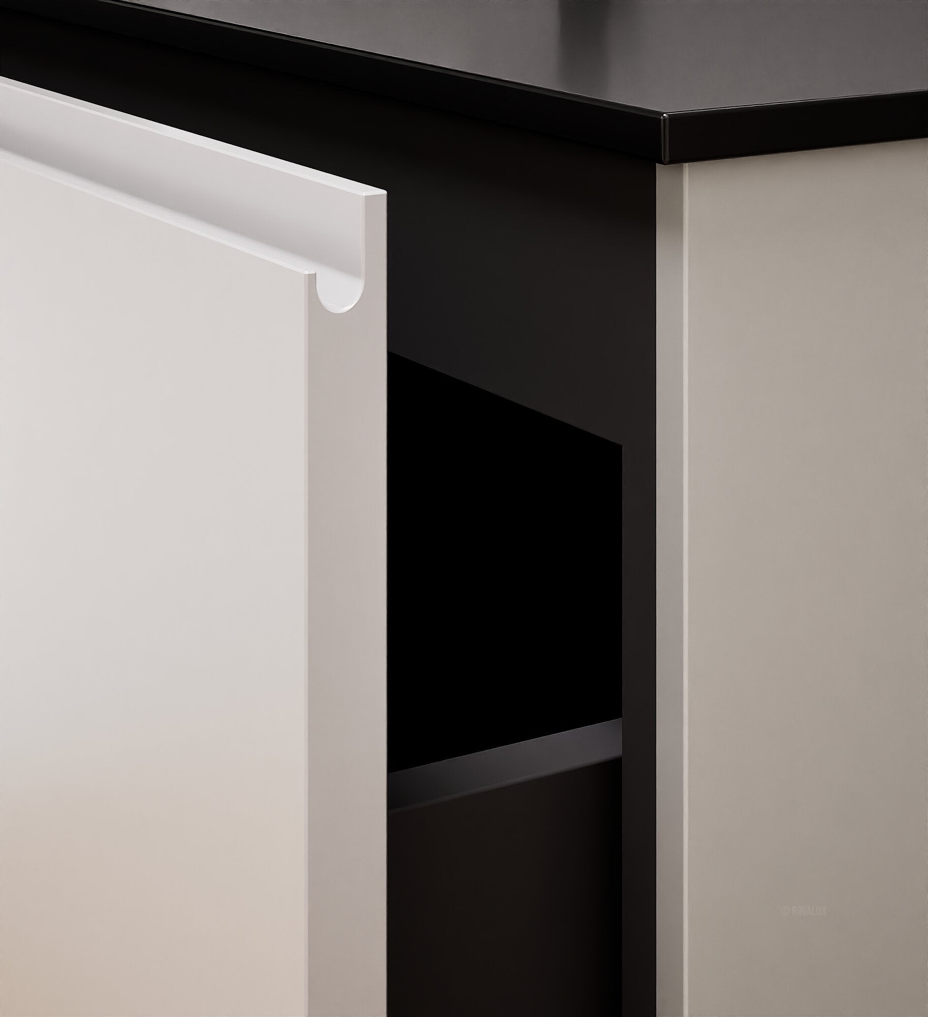 Alba – Corian® Basin Unit with 2 Drawers - Rovalux