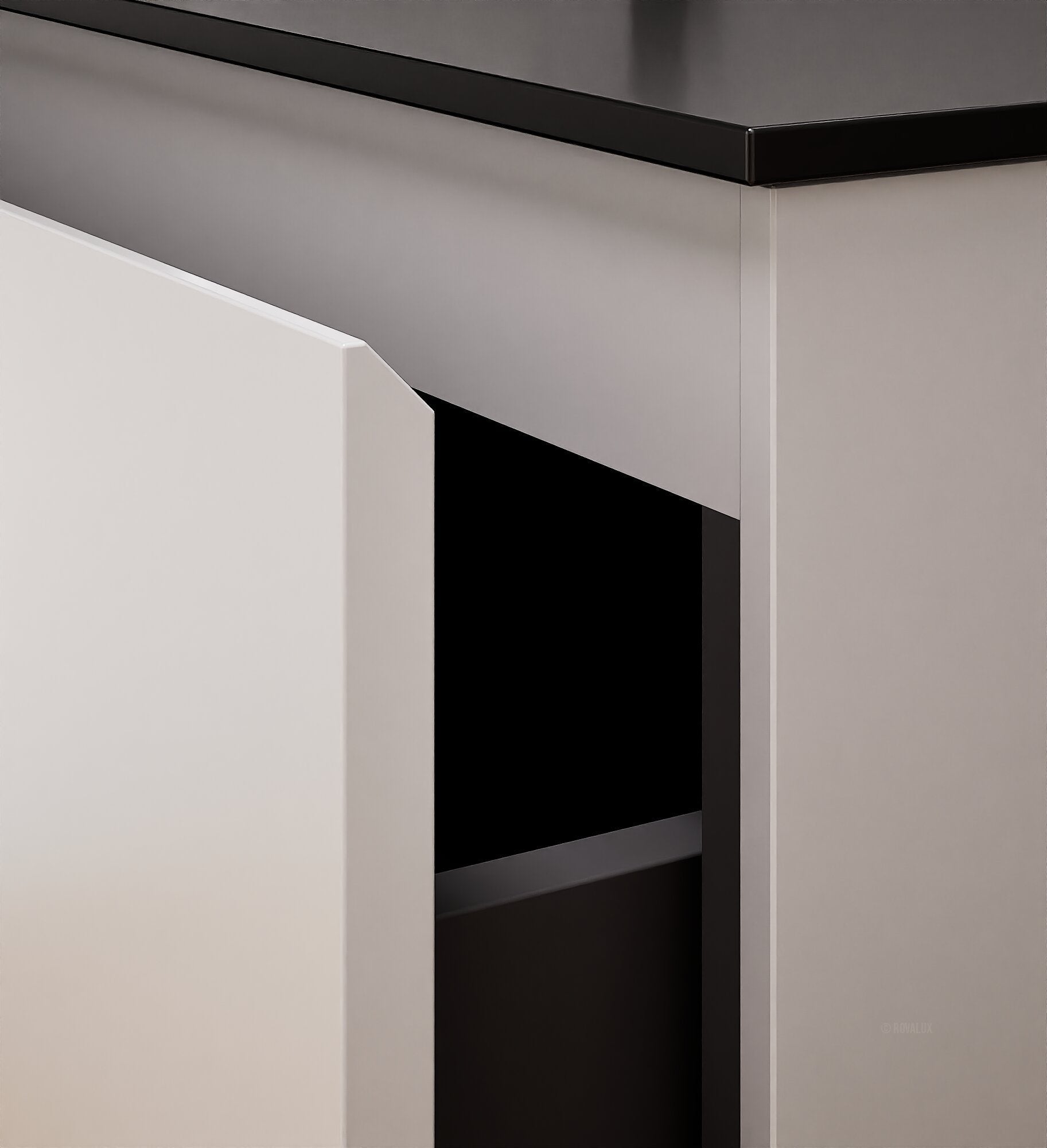 Alba – Corian® Basin Unit with 2 Drawers - Rovalux