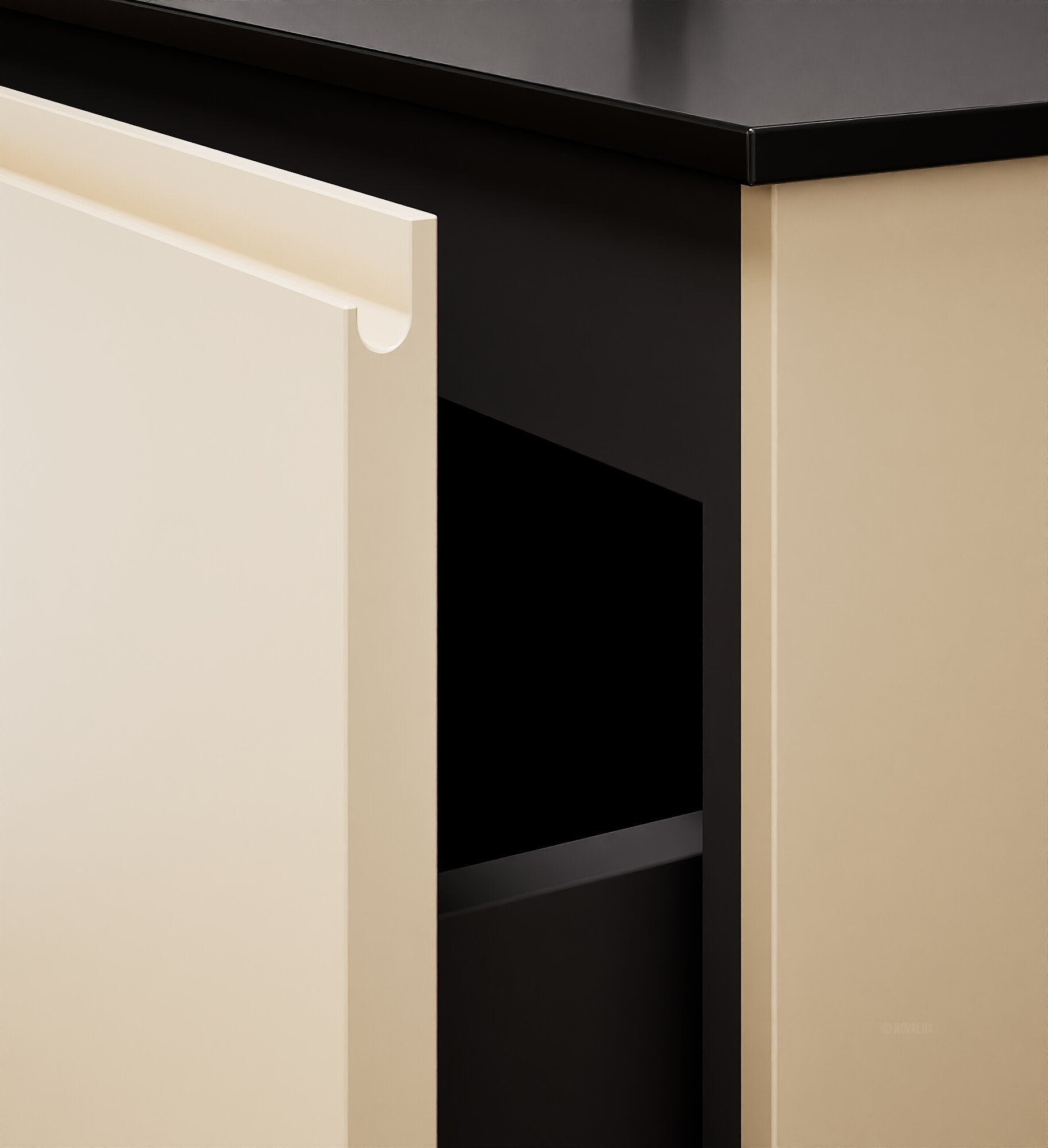 Alba – Corian® Basin Unit with 2 Drawers - Rovalux