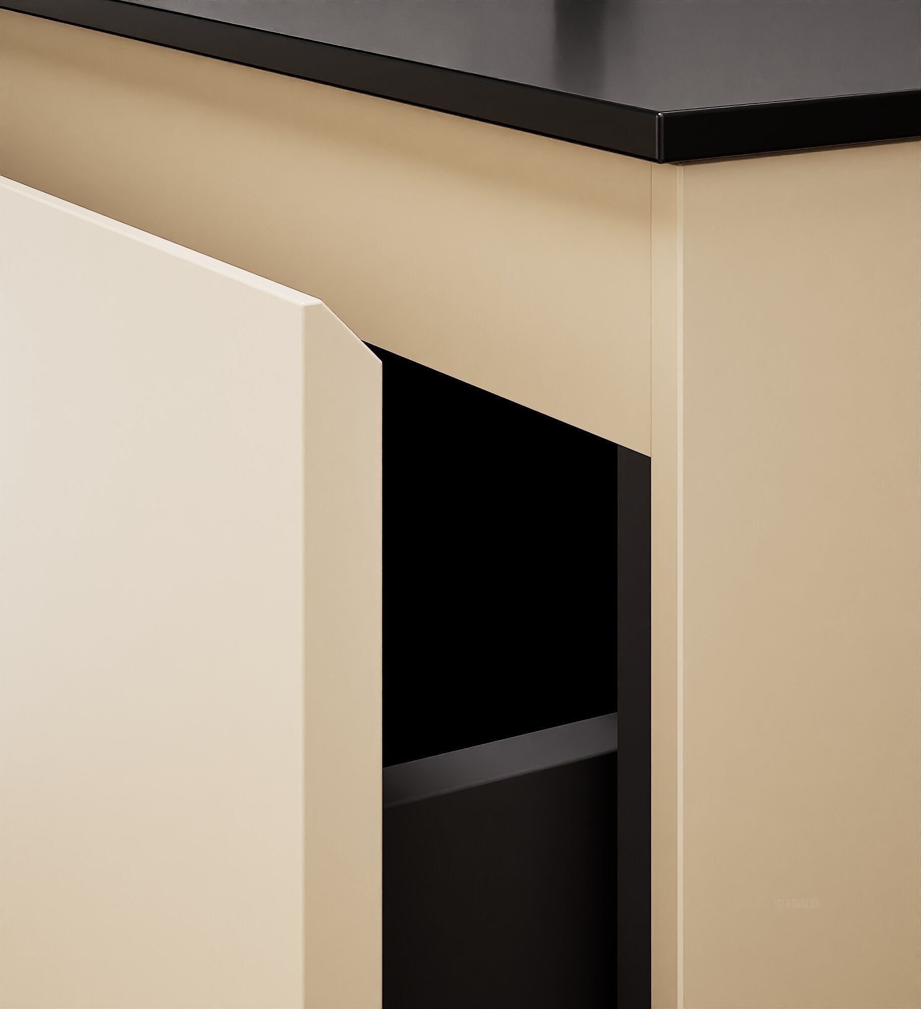 Alba – Corian® Basin Unit with 2 Drawers - Rovalux