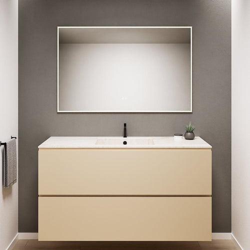 Alba – Corian® Basin Unit with 2 Drawers - Rovalux