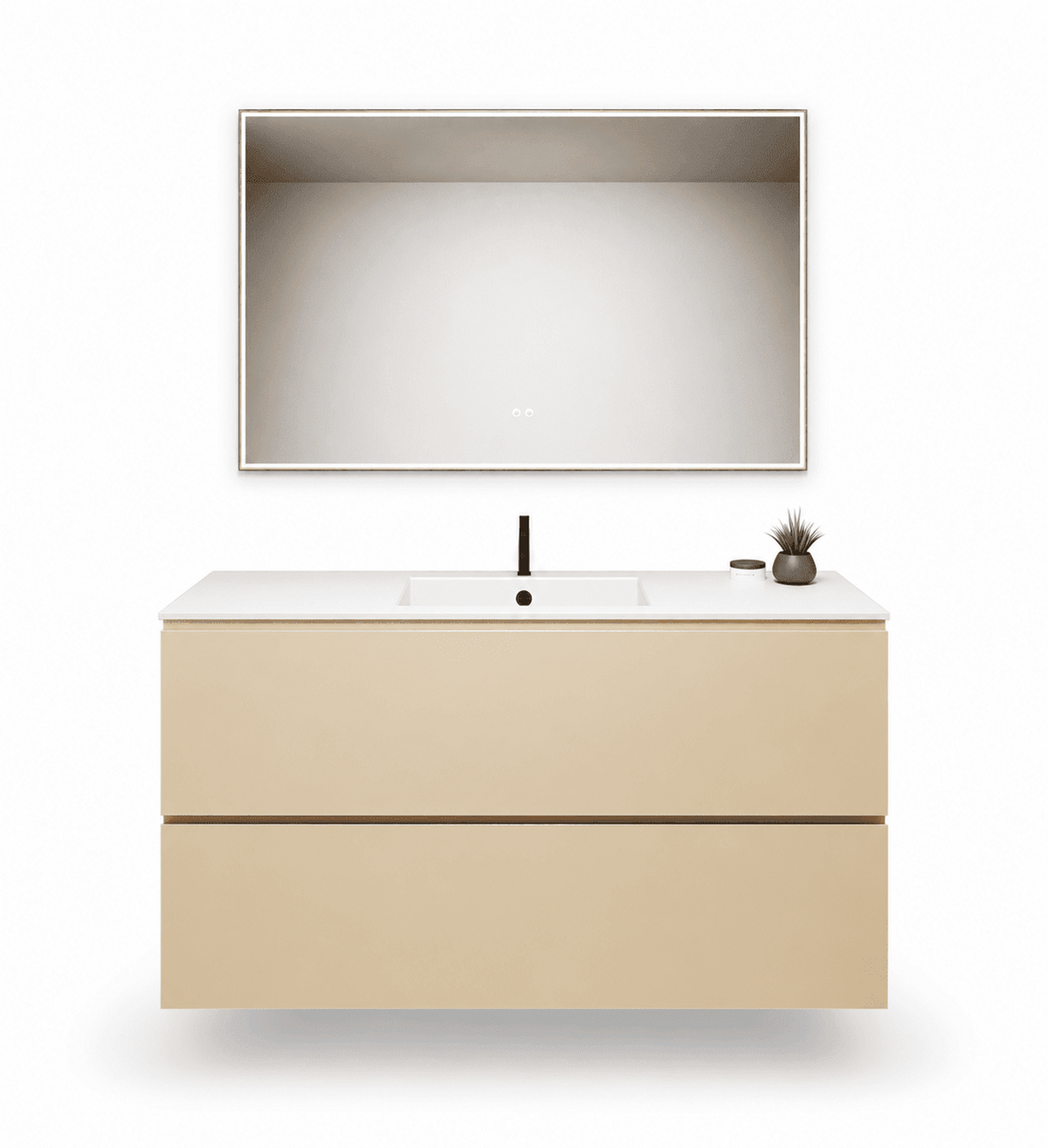 Alba – Corian® Basin Unit with 2 Drawers - ROVALUX