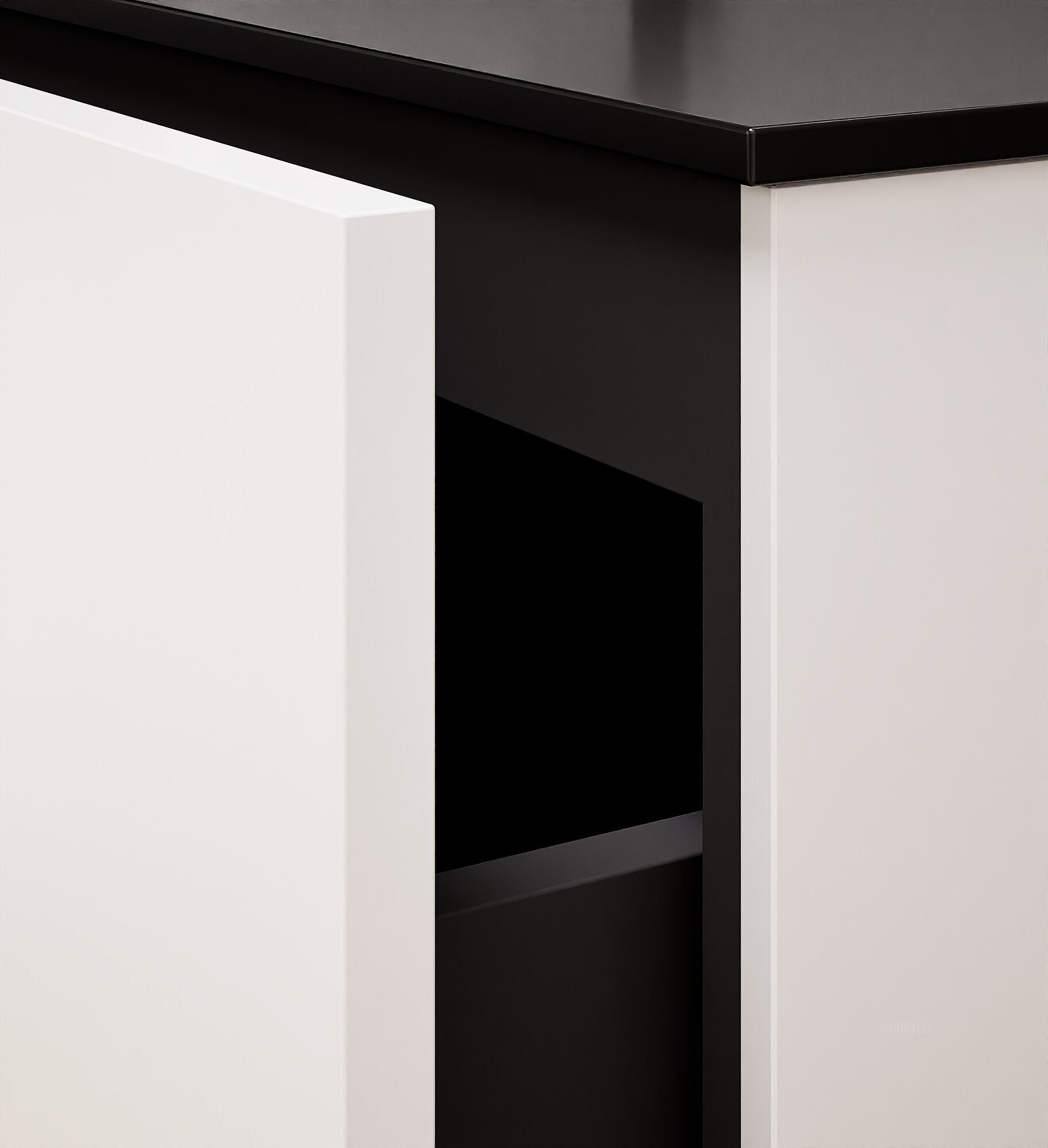 Alba – Corian® Basin Unit with 2 Drawers - Rovalux