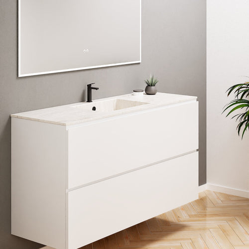 Alba – Corian® Basin Unit with 2 Drawers - Rovalux