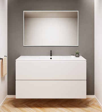 White lacquered wood