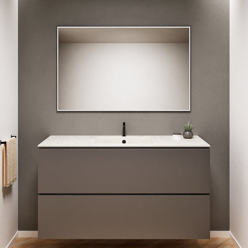 Alba – Corian® Basin Unit with 2 Drawers - Rovalux
