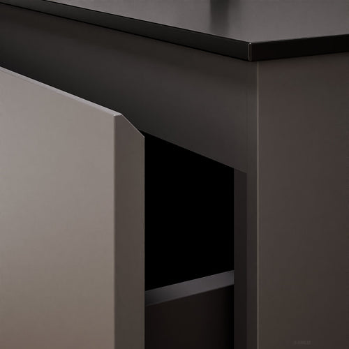 Alba – Corian® Basin Unit with 2 Drawers - Rovalux