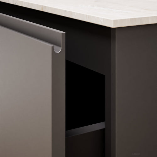 Alba – Corian® Basin Unit with 2 Drawers - Rovalux