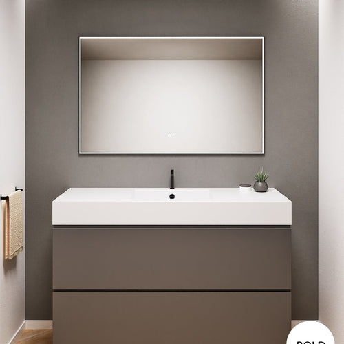 Alba – Corian® Basin Unit with 2 Drawers - Rovalux