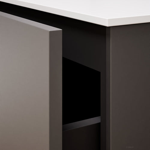 Alba – Corian® Basin Unit with 2 Drawers - Rovalux