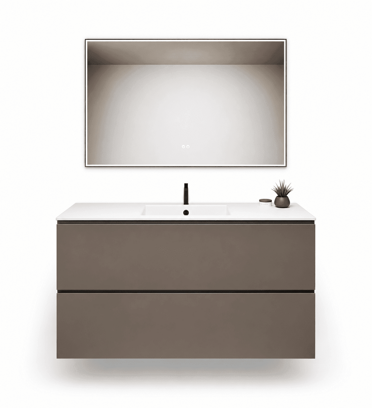 Alba – Corian® Basin Unit with 2 Drawers - ROVALUX