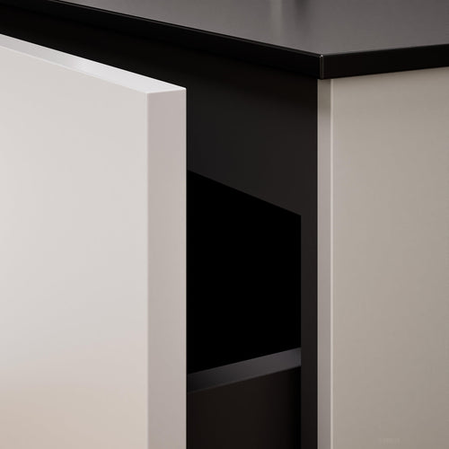 ALBA – Double Corian® Basin Unit with 2 Aligned Drawers - ROVALUX