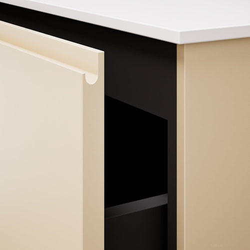 ALBA – Double Corian® Basin Unit with 2 Aligned Drawers and buttom Shelves - ROVALUX