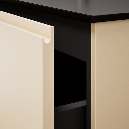 ALBA – Double Corian® Basin Unit with 3 Aligned Drawers - ROVALUX