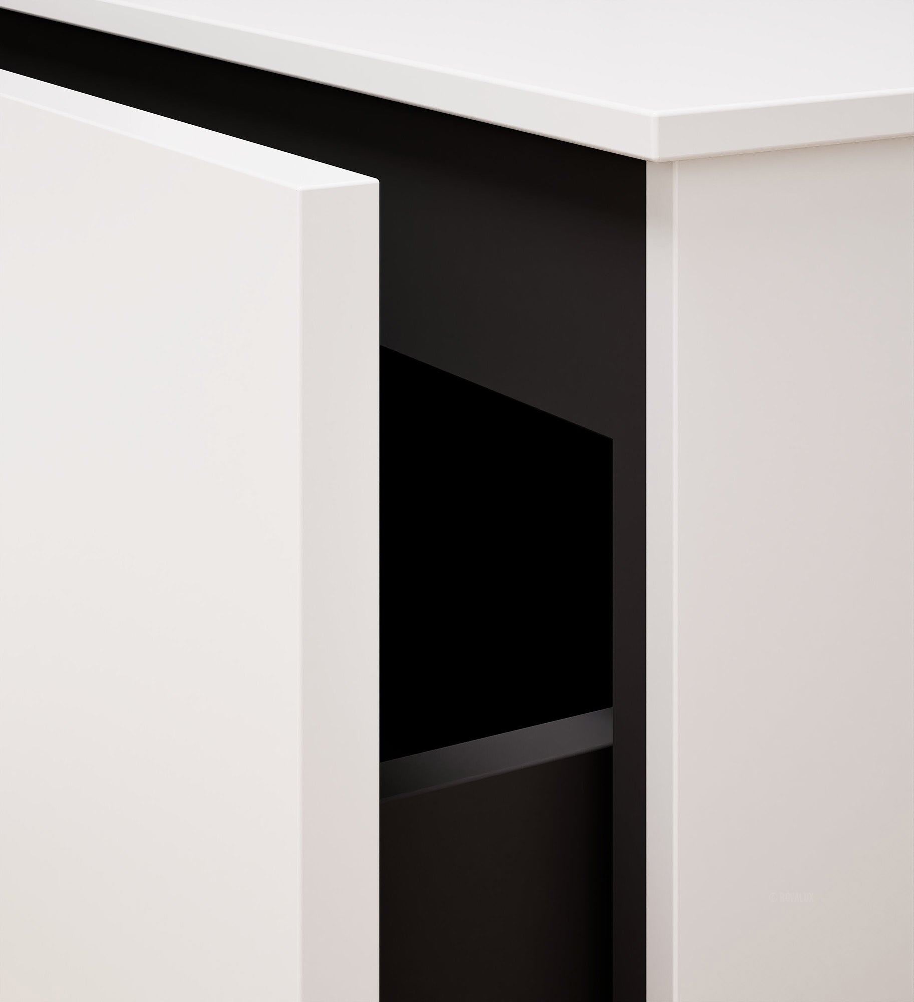 ALBA – Double Corian® Basin Unit with 3 Aligned Drawers - ROVALUX