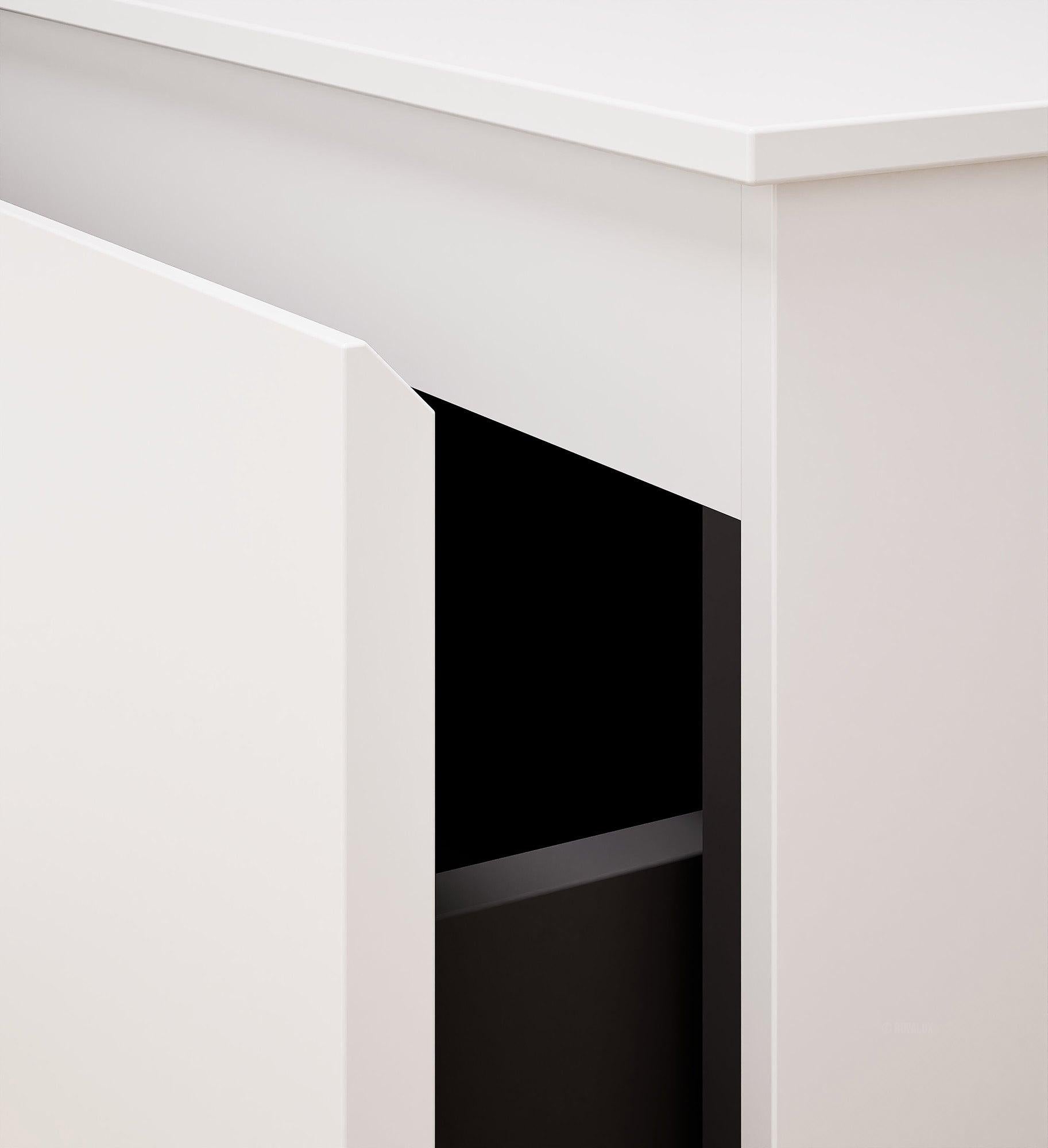 ALBA – Double Corian® Basin Unit with 3 Aligned Drawers - ROVALUX