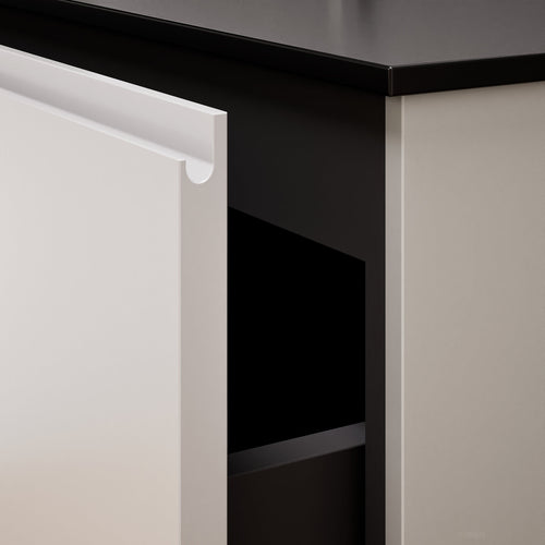 Alba – Double Corian® Basin Unit with 4 Drawers - ROVALUX