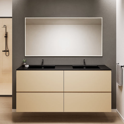 Alba – Double Corian® Basin Unit with 4 Drawers - ROVALUX