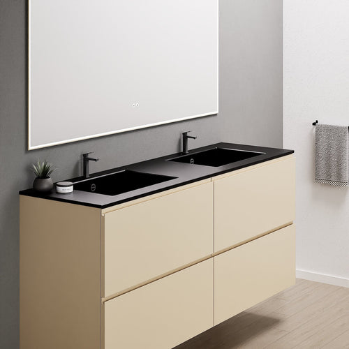 Alba – Double Corian® Basin Unit with 4 Drawers - ROVALUX