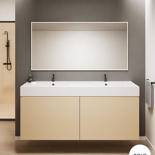Alba – Double Corian® Basin Unit with 4 Drawers - ROVALUX