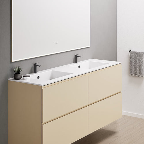 Alba – Double Corian® Basin Unit with 4 Drawers - ROVALUX